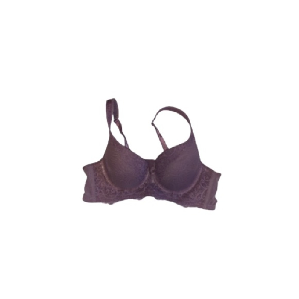 Déesse Lingerie Lavender Mesh and Lace Push Up Bra - Women’s Size 36B / B36